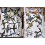 Corgi Aviation Archive, twenty loose WWII and later military aircraft models, with some stands and