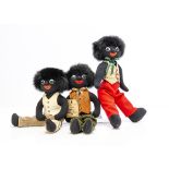 Three Robin Rive Gollies, limited edition Joshua with card tag --14¼in. (39cm.) high; and two