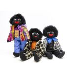 Three Robin Rive Gollies, limited edition Curtis with card tag --16in. (40.5cm.) high; and two