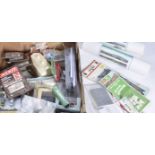 N Gauge Kits Buildings and Accessories by various makers, including Merit Figure Sets (4), Peco