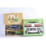 Two Vintage 0 gauge Train Sets, a tinplate set by Paya (original Spanish product) with streamlined