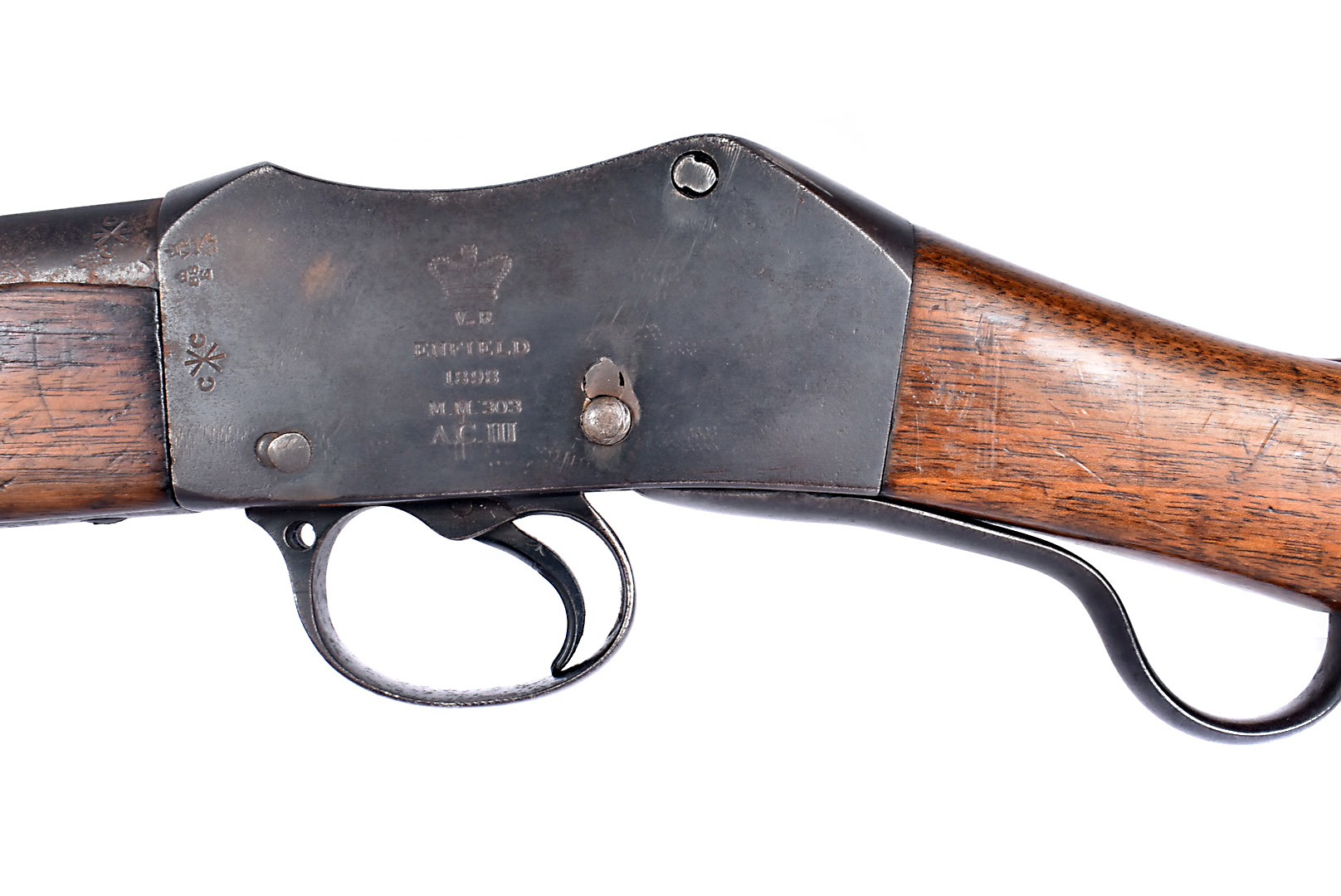 A deactivated British Enfield Martini-Henry single shot .303 carbine, serial 9991, marked to the