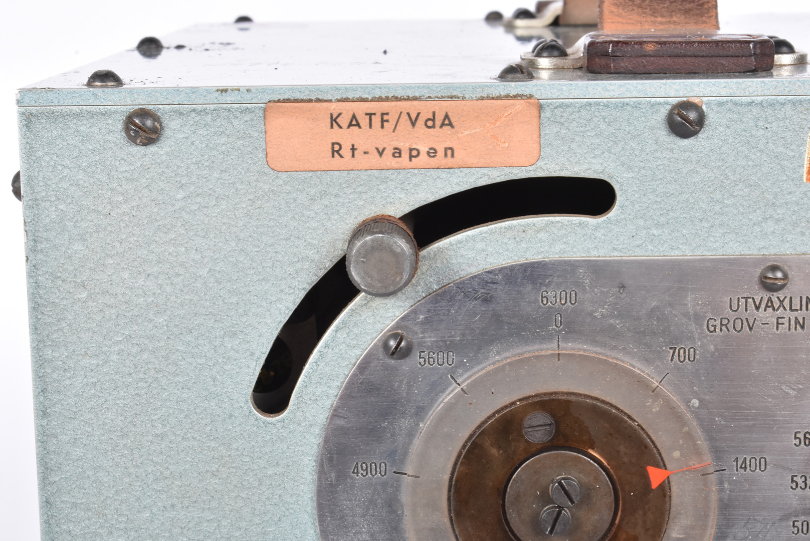 A Superior Electric Co of Bristol Connecticut value meter, having Swedish labels to the front, - Image 2 of 5