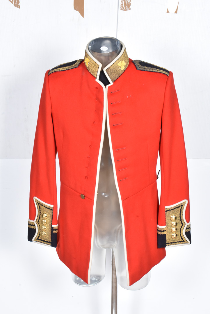 Two 1980s Irish Guards Red Ceremonial tunics, both made by Dege of Saville Row, both missing buttons - Image 6 of 10