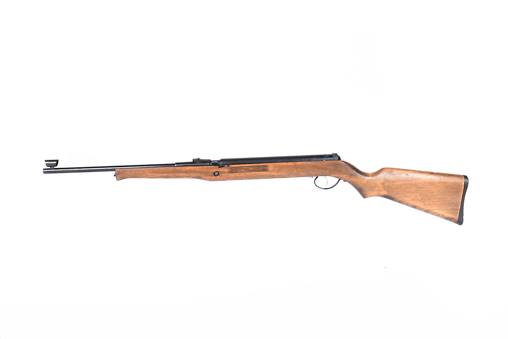 A vintage Diana Mod 55 .177 calibre air rifle, serial 551090, underlever action, with sight - Image 4 of 4