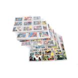 Batman Bubble Gum Cards, A & BC sets and part sets comprises Set X55 (pink back no fan club