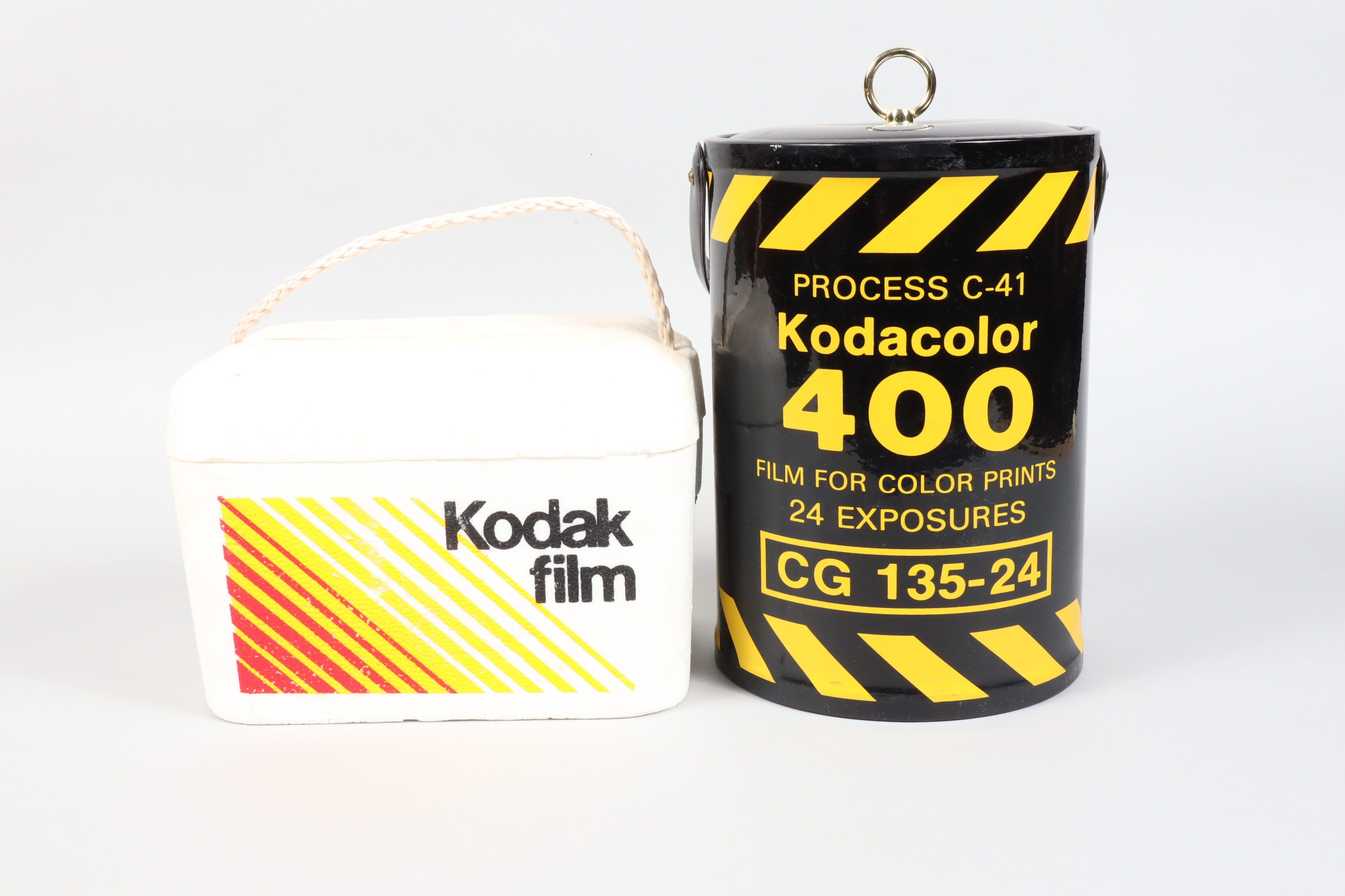 A Kodak Ice Bucket, with Process C-41 Kodacolor 400 film canister design, stands approx 32cm high,