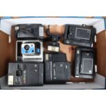 Kodak Polaroid Cameras, a Kodak Colorburst 250, EK2, EK8 (2), 970L and a Polaroid Vision, overall G