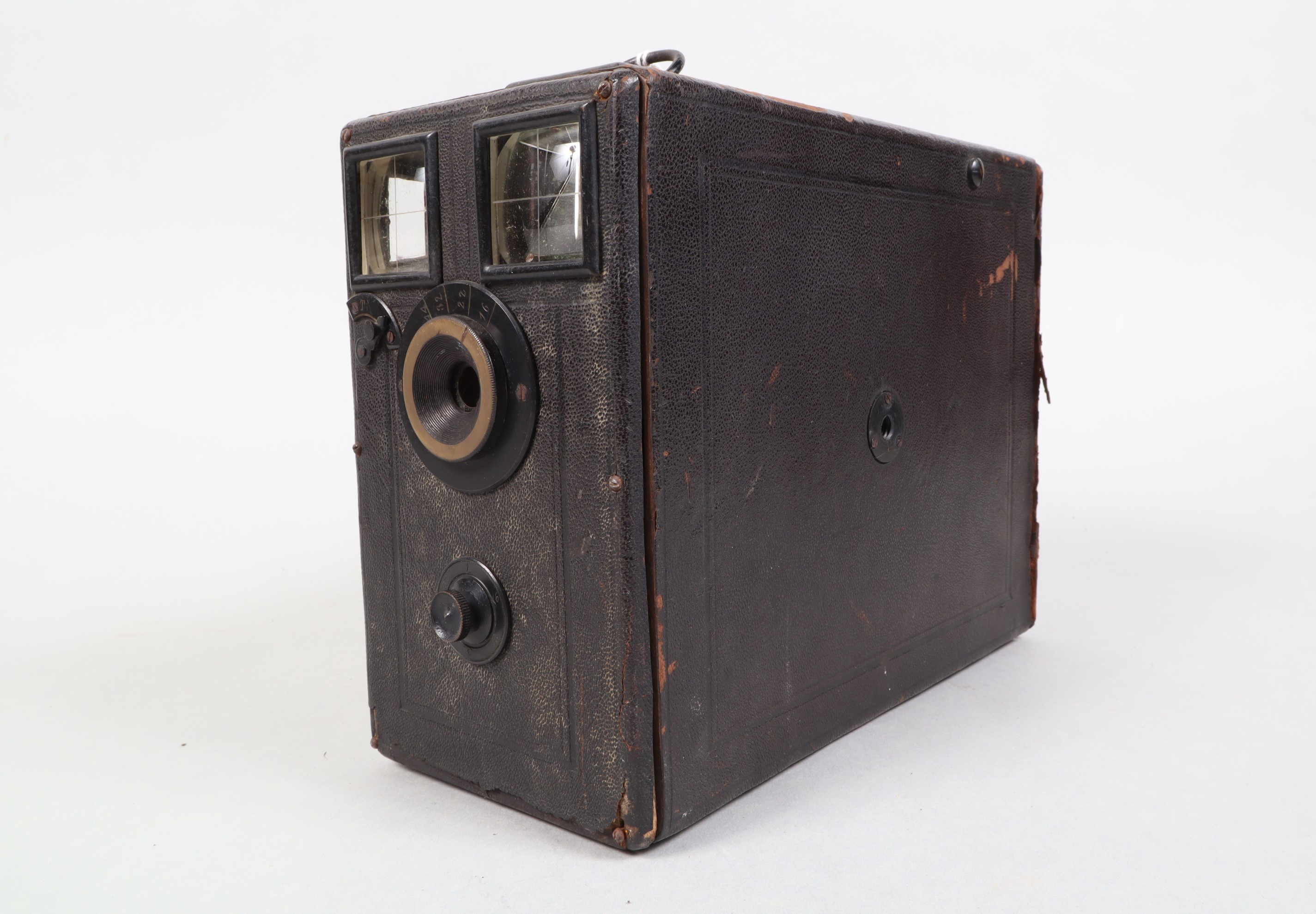 A Franch Falling Plate Camera, monogramed inside filmback door, serial no 15760, shuuter working,