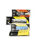 K-Line 0 Gauge Military Trucks, US Army Flat Car with Missile, Army Flat car with Helicopter and