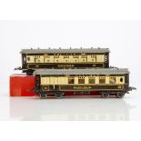 A pair of boxed Hornby 0 Gauge No 2 Special Pullman Coaches, comprising saloon 'Grosvenor' and