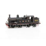 A repainted Leeds Model Co 0 Gauge 3-rail 'standard' post-war 0-6-2 'N5' Tank Locomotive, re-