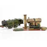 An incomplete Hornby 0 Gauge SR no 2 Special clockwork 4-4-2 Tank Locomotive and dismantled Bowman