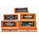 Lionel 0 Gauge various US Army Military Rolling Stock, Operating Missile Car, Flatcar with Boat (2),