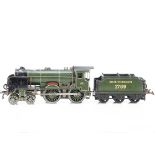 A Hornby 0 Gauge No E420 electric 4-4-0 'Eton' Locomotive and (incorrect) 1759 Tender for