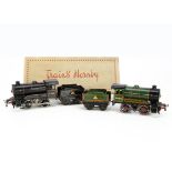 Converted Hornby 0 Gauge No 50 and 51 Locomotives and Tenders, both fitted with pre-war electric