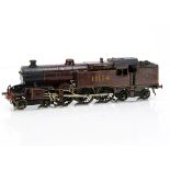 A Coarse Scale 0 Gauge LMS (Ex L&Y) Hughes 4-6-4 Tank Locomotive, possibly commercially-built,