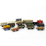 Hornby 0 Gauge 'T3-base' and No 2 Freight Stock, including gold-lettered No 2 LMS luggage van and