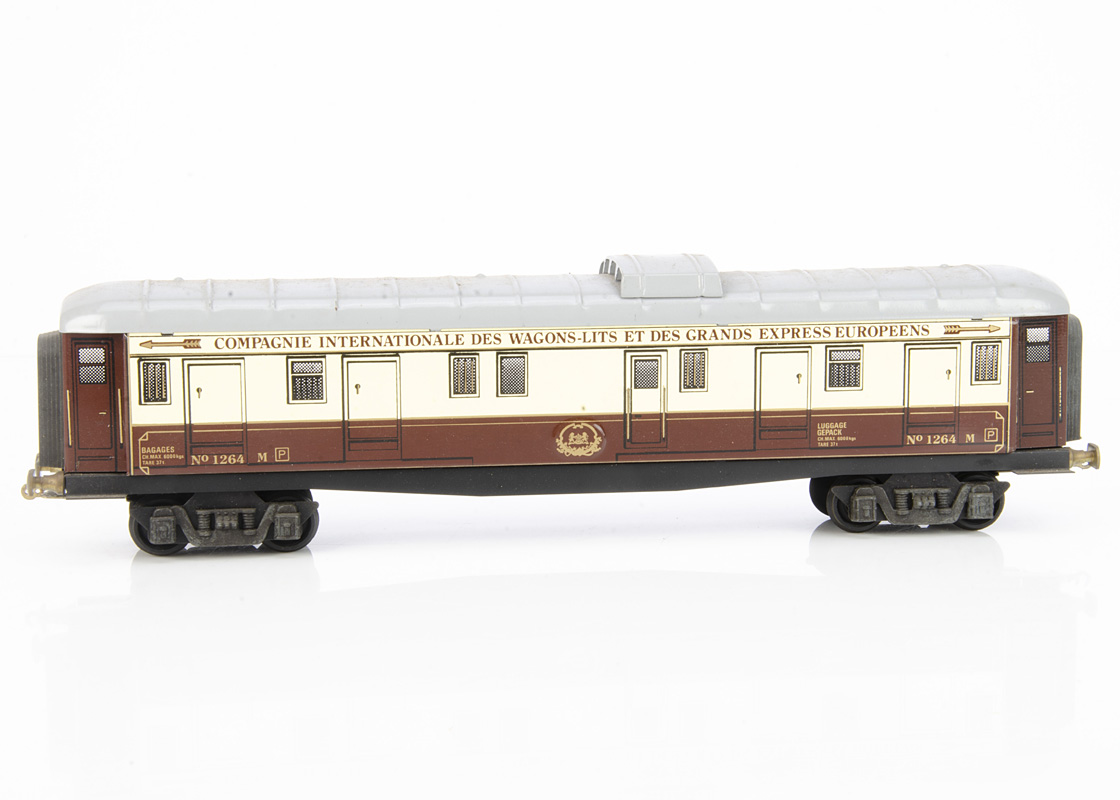 An AS Models (France) 0 Gauge Wagons-Lits Baggage car, in lithographed CIWL brown/cream livery as no
