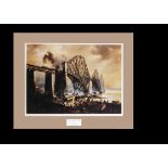Limited Edition Prints by David Weston, and Bernard Jones, two framed and glazed examples Over the