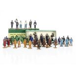 Dinky Toys (for Hornby 0 Gauge) smaller-scale Figures, including 5 station staff set in