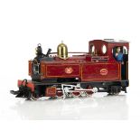 G Gauge W&L or similar Light Railway 2-6-2T Locomotive with LGB 0-6-0 Chassis, kitbuit/