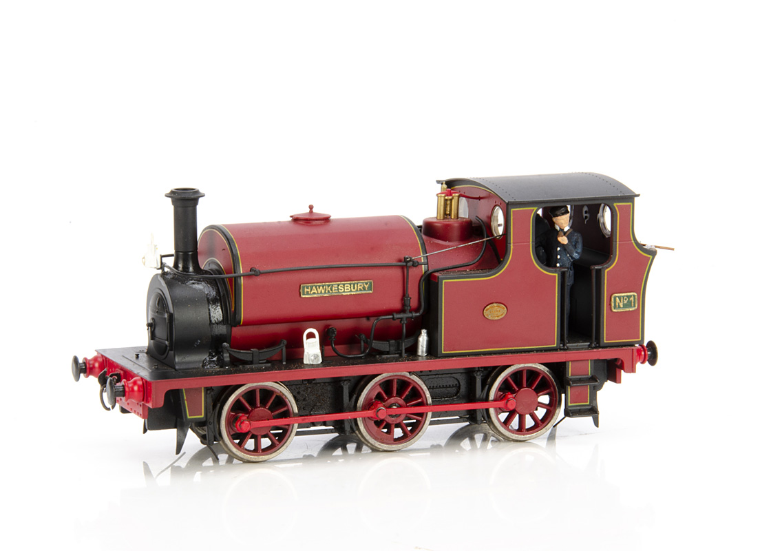 A Finescale 0 Gauge Hudswell-Clarke Industrial 0-6-0 Saddle Tank Locomotive by Ixion Models,