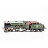 A Hornby 0 Gauge No 4 clockwork 4-4-0 'Eton' Locomotive and (incorrect) 850 Tender for