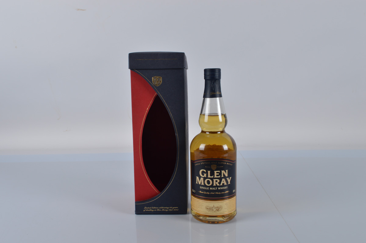 Glen Moray Scotch whiskey, limited edition celebrating 110 years of distilling, 40% 70cl.