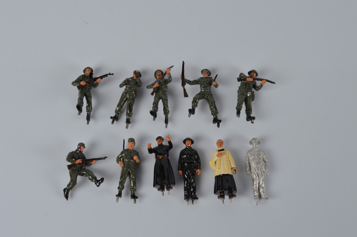 A rare set of Dad's Army cast metal figures by SSD Wolverhampton, eleven nicely cast and painted