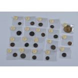 A collection of Roman coins, includes some copies, all contained in plastic coin cases (19)