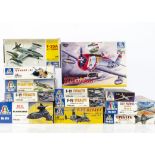 Italeri 1:48 Aircraft Kits, No.815, No.825, No.819 (3), No.811, No.821, No.822, No.834, No.805, No.