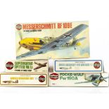 1970s-80s Airfix 1:24 WWII Aircraft Kits, 09502-8, 16001-8, 09501-5, 12001-6, 12002-9, all appear