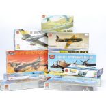 World War Two and Later Military and Civil Airfix Aircraft Kits, a group of 1:72 scalekits