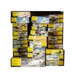 1970s Heller 1:72 Aircraft Kits, 162, L099, 091, 151, 152, L092, 154, L094, 256, 258, 097, L086,