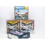 ERTL Collectibles Douglas DC3 Coin Banks, four boxed examples F312 American Airlines, F891 Alaska