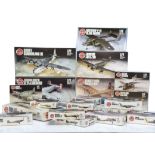 Airfix World War Two and Later Military Aircraft Kits, a group of 1:72 scale kits comprising