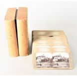 Realistic Travels 'The Great War' Stereo Cards, various numbers, in book-form slipcase (87), G,