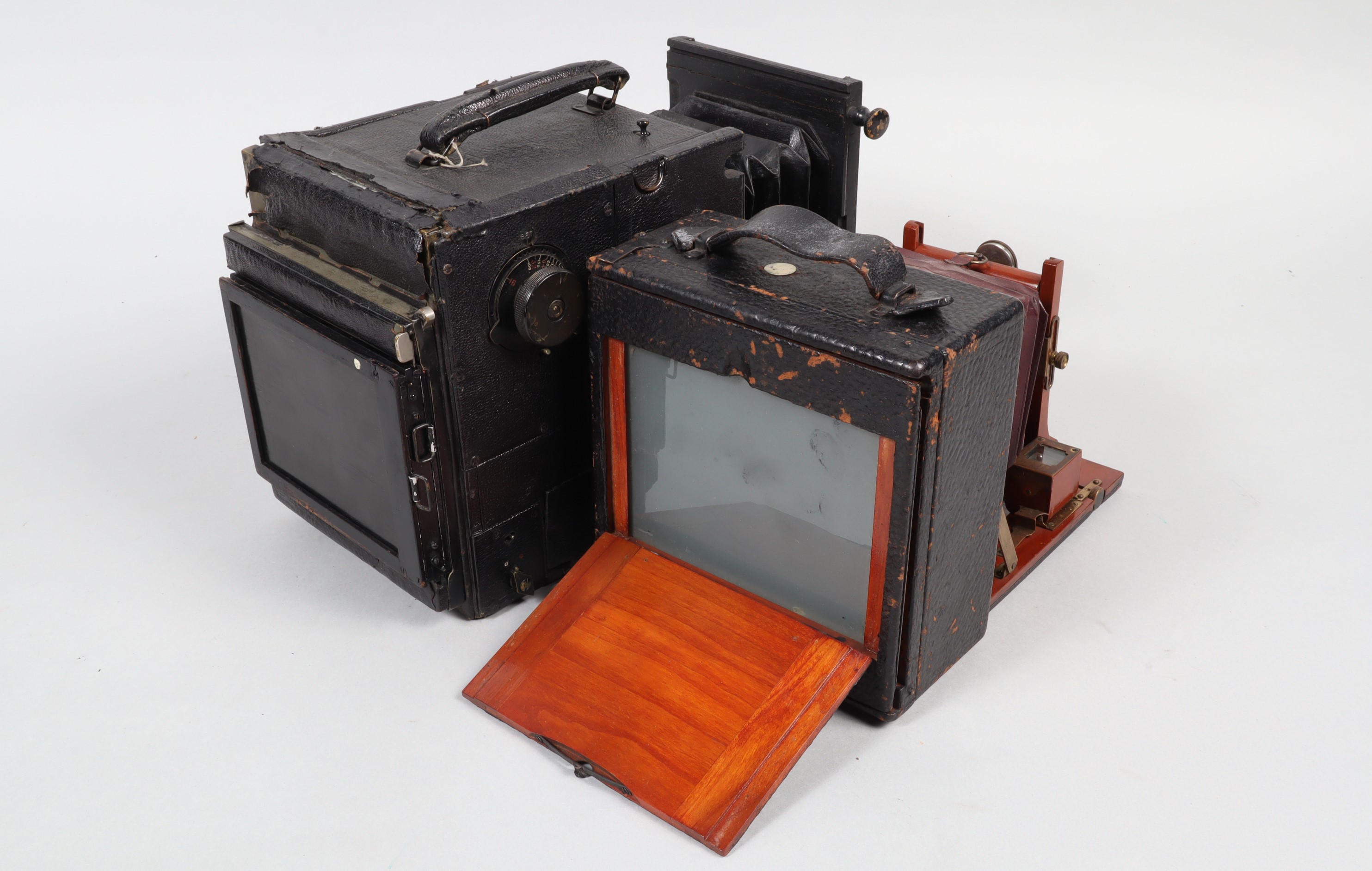 An Adams Minex and Other Cameras, an ICA Bebe strut-folding camera with film pack holder, an Adams - Image 3 of 4