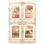 Five late 19th Century Carte de Visite/Cabinet Albums, most family, !sle of Man excursion car (