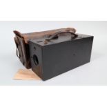 An Eastman No 3 Kodak Camera, apparent serial no 3393, circa 1893, factory loaded roll film box