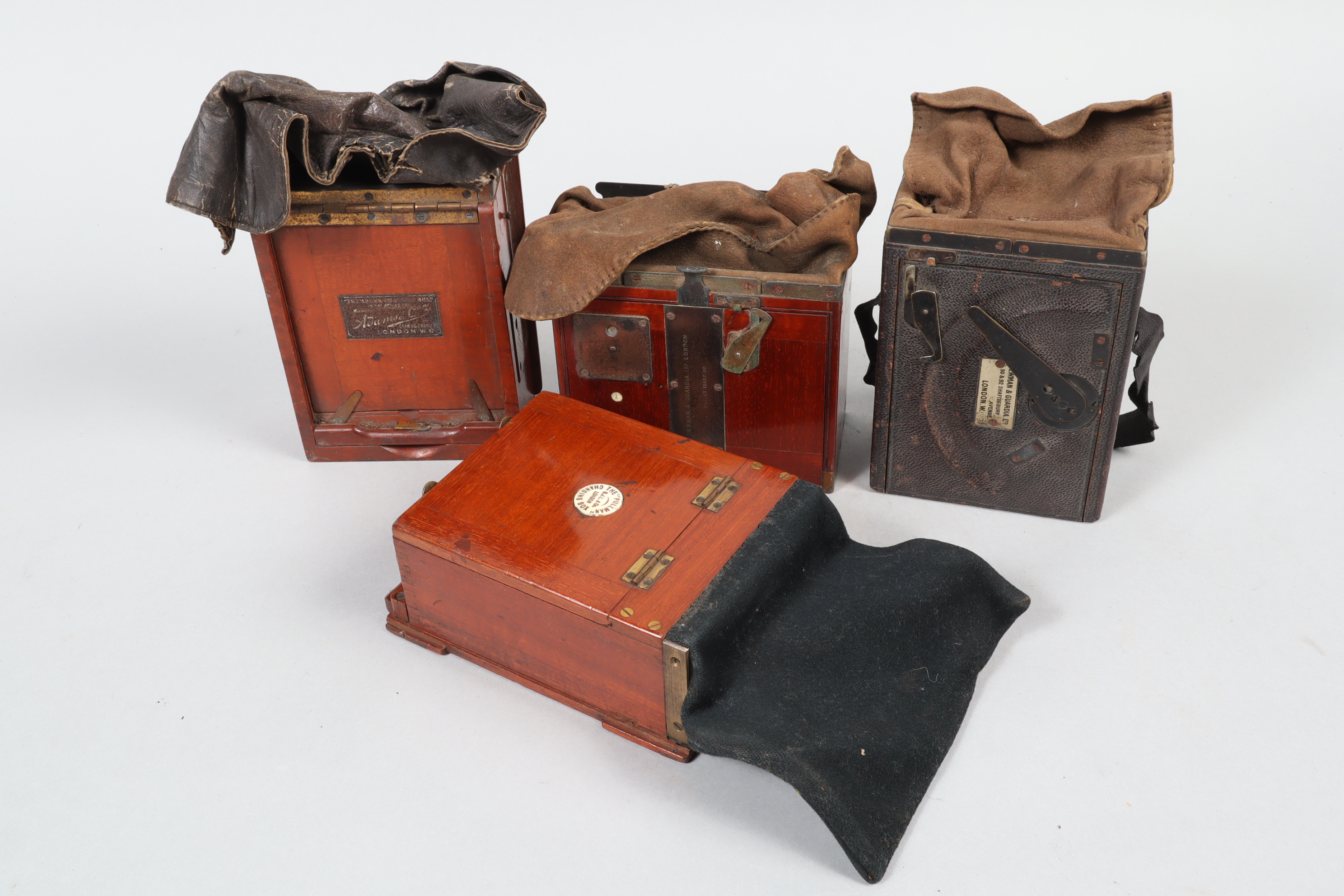 An Adams Minex and Other Cameras, an ICA Bebe strut-folding camera with film pack holder, an Adams - Image 4 of 4