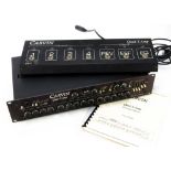 Carvin Quad X-Amp / Footswitch, a Carvin Quad X-Amplifier (tube guitar pre-amp) rack mount, boxed,