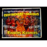 Finders Keepers UK Quad Poster, UK Quad Cinema Poster for Cliff Richards's Finders Keepers (1966),