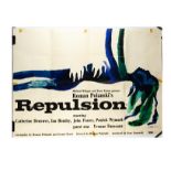 Repulsion UK Quad Poster, Repulsion (1965) UK Quad cinema poster, this the first release full colour