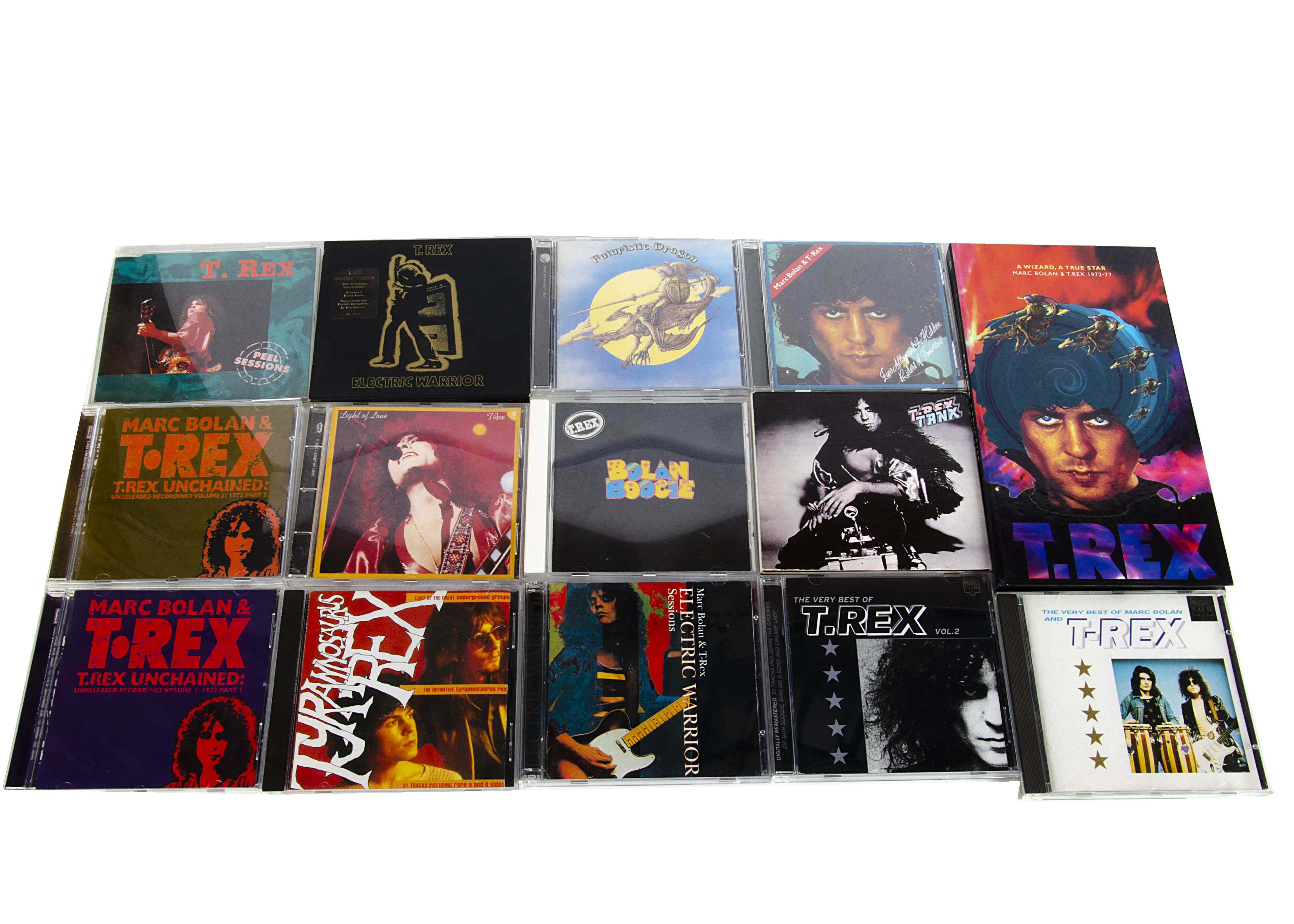 Marc Bolan / T Rex CDs and Box Set, a Box Set and thirteen CDs comprising A Wizard A True Star Box