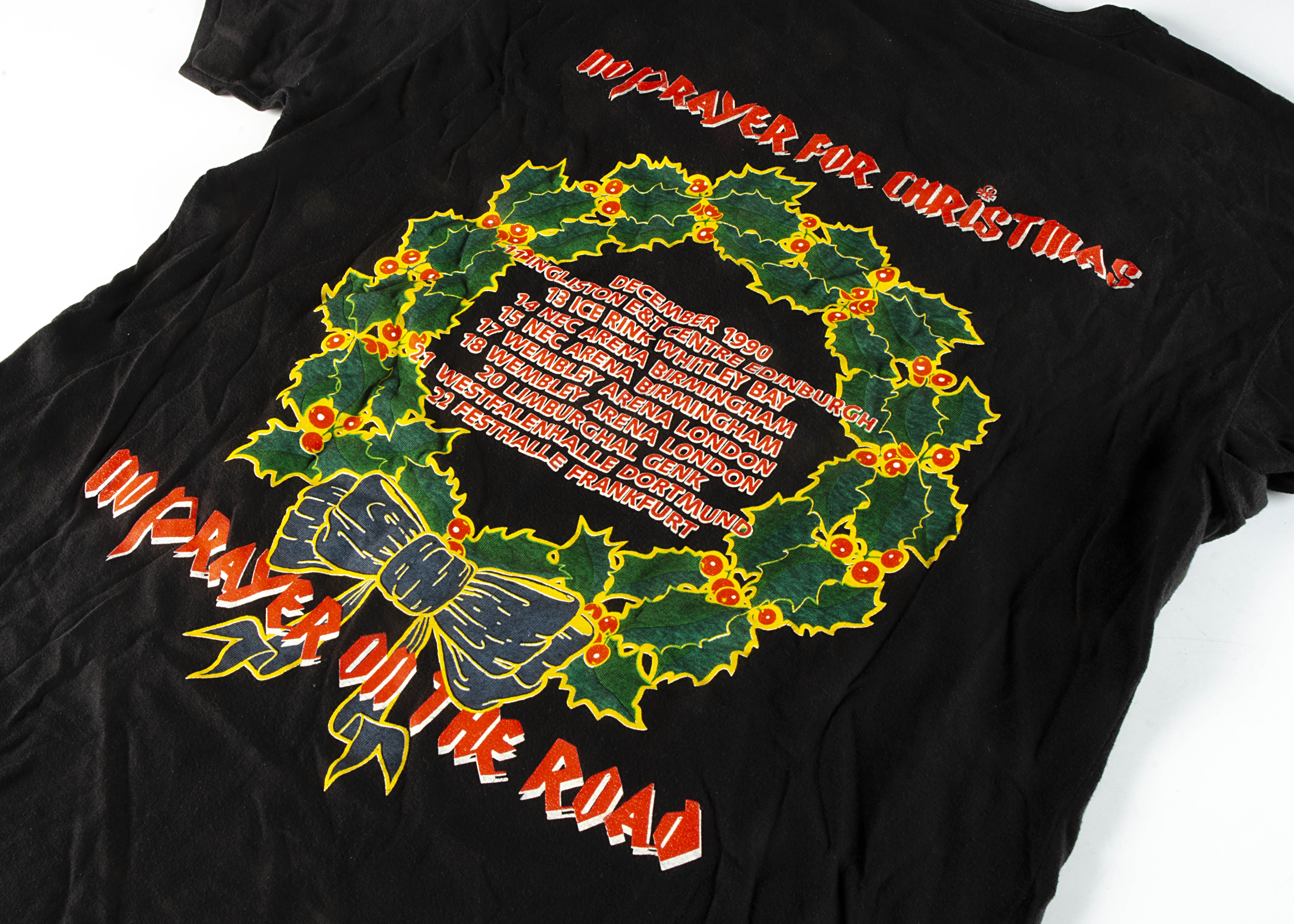 Iron Maiden 'No Prayer on the Road' 'T' Shirt, an Iron Maiden 'T' shirt 1990 'No Prayer on the Road' - Image 2 of 2