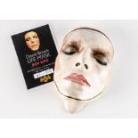 David Bowie Pin Ups Life Mask, Limited Edition Hand Painted Life Mask by the renowned Sculptor