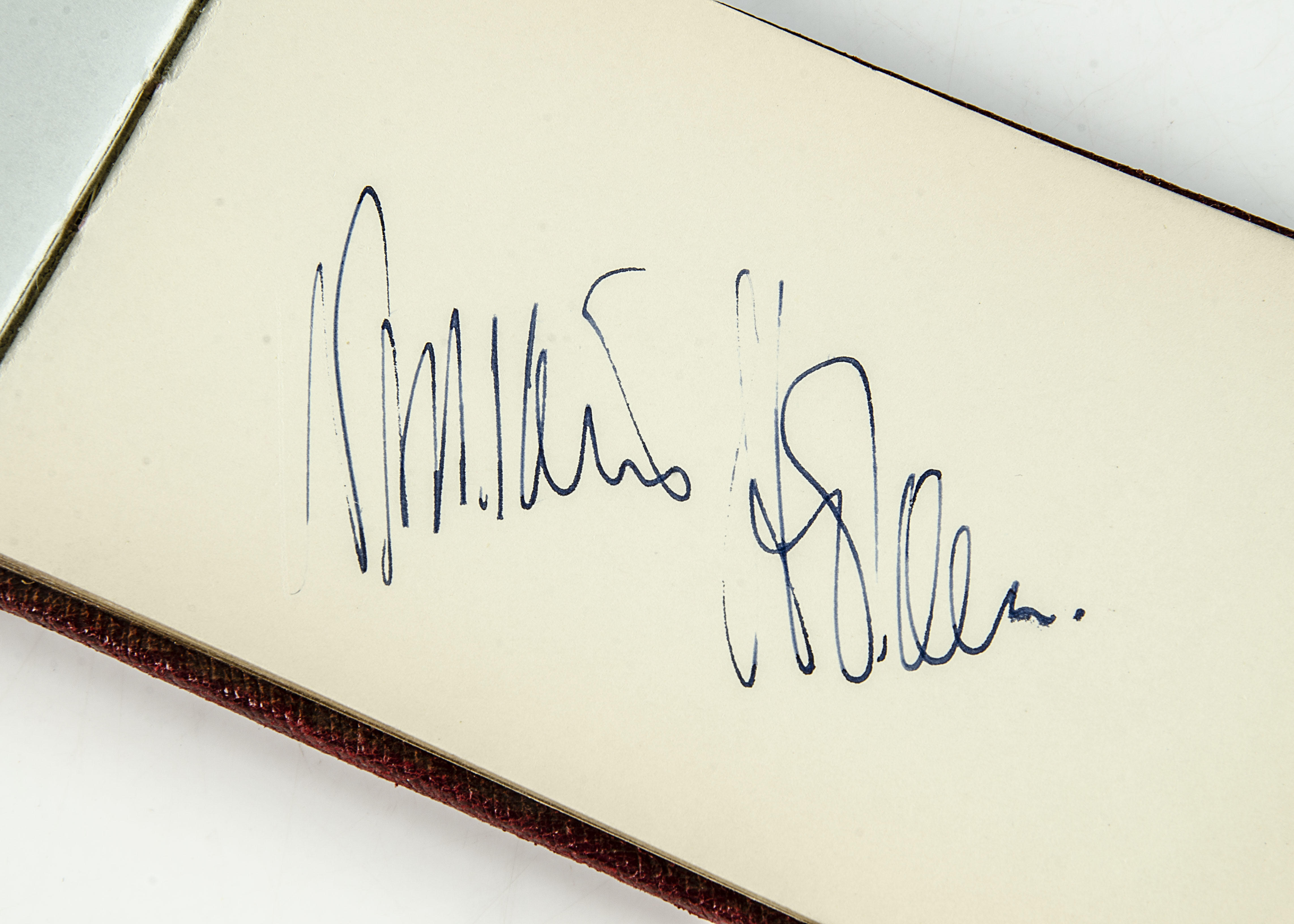 Autographs - Stage & Screen, an autograph album purchased at Christie's in 1979 that appears to - Image 3 of 5