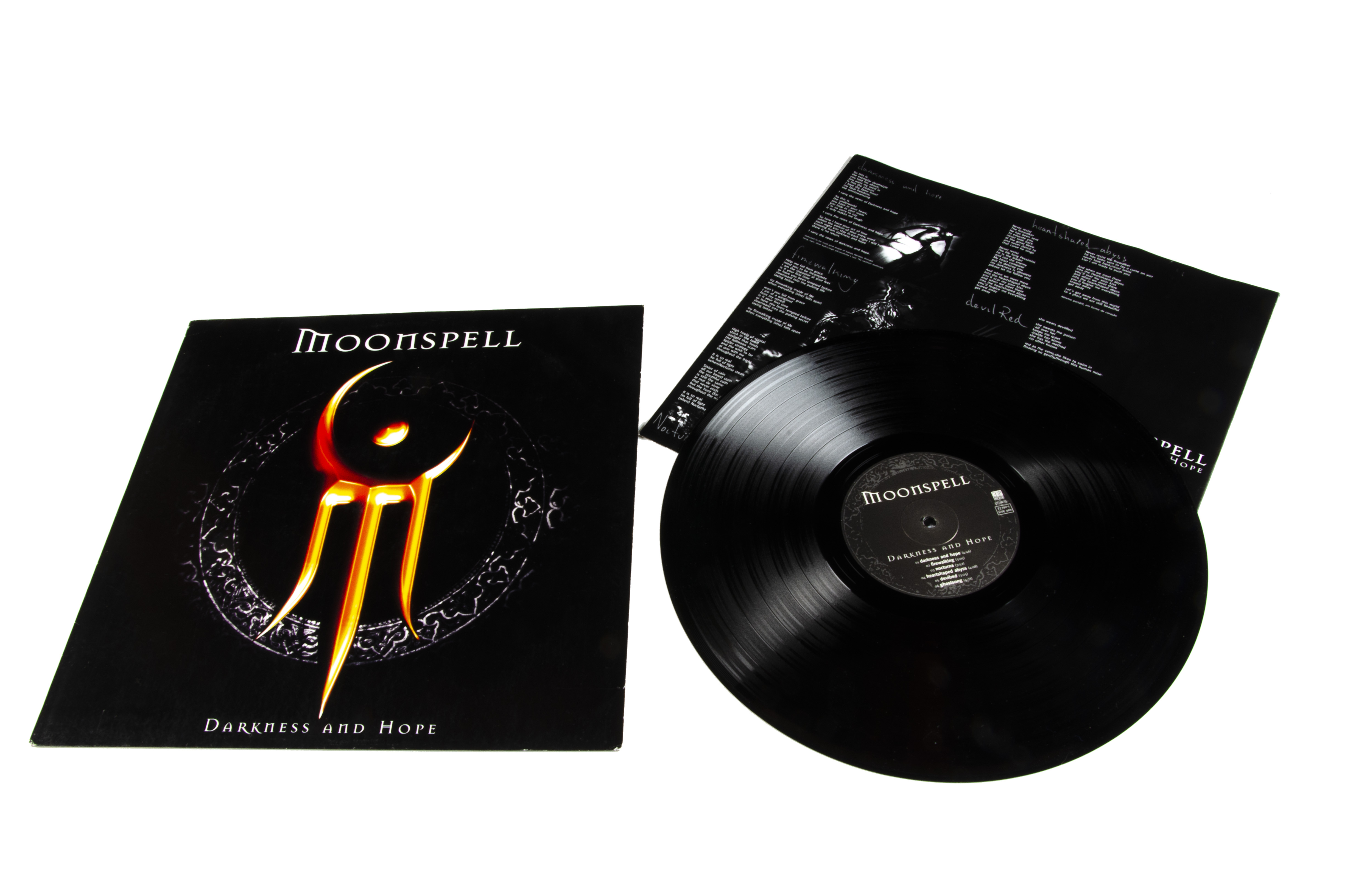 Moonspell LP, Darkness and Hope LP - original release 2001 on Century Media (77390-1) - with Inner